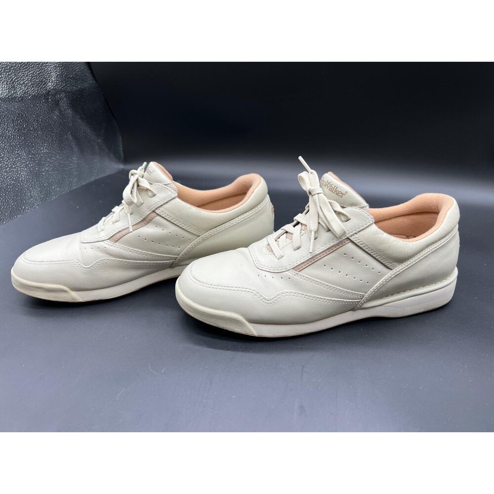Rockport Rocsports Mens 10.5 Medium ProWalker Walking Sneaker Leather Beige